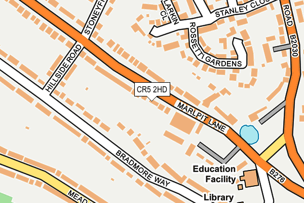 CR5 2HD map - OS OpenMap – Local (Ordnance Survey)