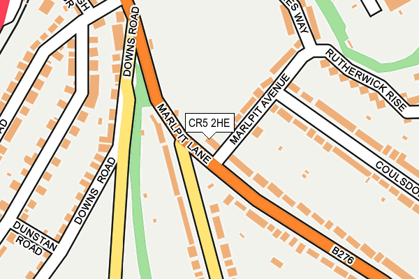 CR5 2HE map - OS OpenMap – Local (Ordnance Survey)