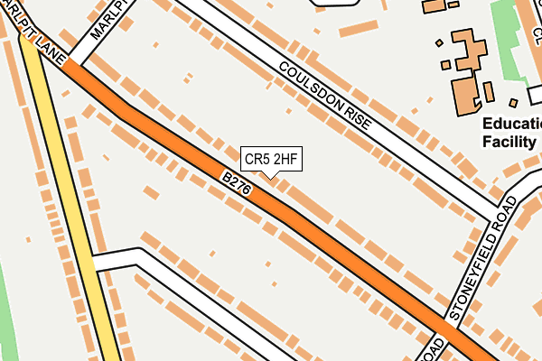 CR5 2HF map - OS OpenMap – Local (Ordnance Survey)