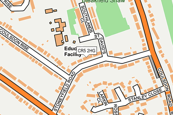 CR5 2HG map - OS OpenMap – Local (Ordnance Survey)