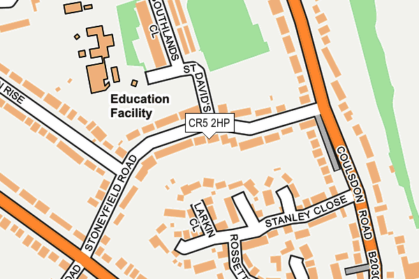 CR5 2HP map - OS OpenMap – Local (Ordnance Survey)