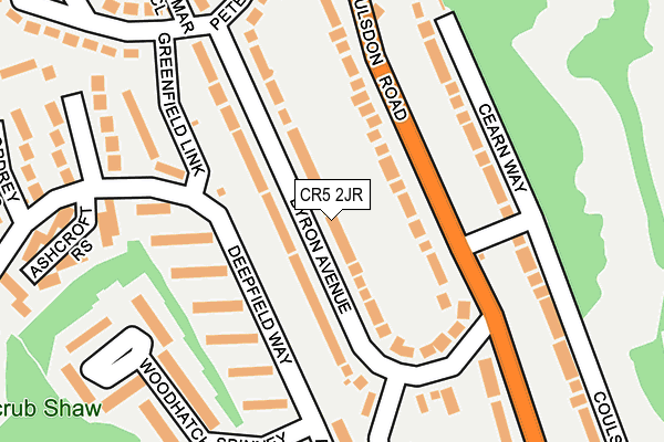 CR5 2JR map - OS OpenMap – Local (Ordnance Survey)
