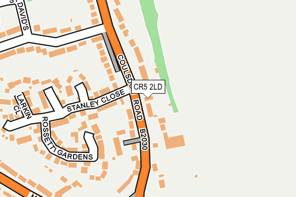 CR5 2LD map - OS OpenMap – Local (Ordnance Survey)
