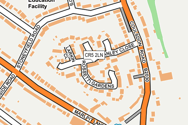 CR5 2LN map - OS OpenMap – Local (Ordnance Survey)