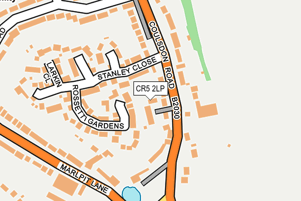 CR5 2LP map - OS OpenMap – Local (Ordnance Survey)