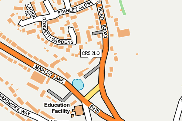 CR5 2LQ map - OS OpenMap – Local (Ordnance Survey)