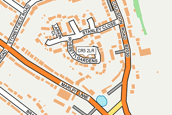 CR5 2LR map - OS OpenMap – Local (Ordnance Survey)