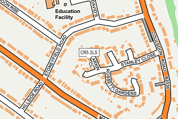 CR5 2LS map - OS OpenMap – Local (Ordnance Survey)