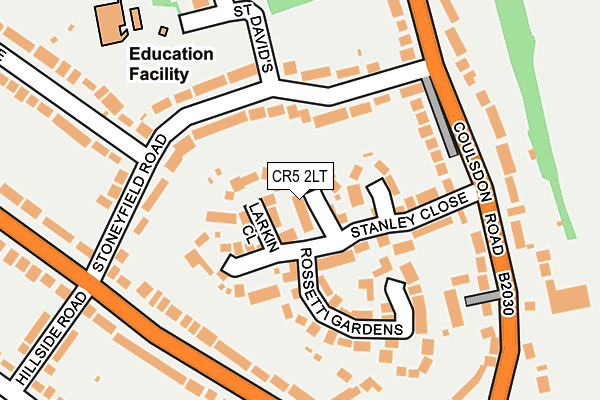 CR5 2LT map - OS OpenMap – Local (Ordnance Survey)