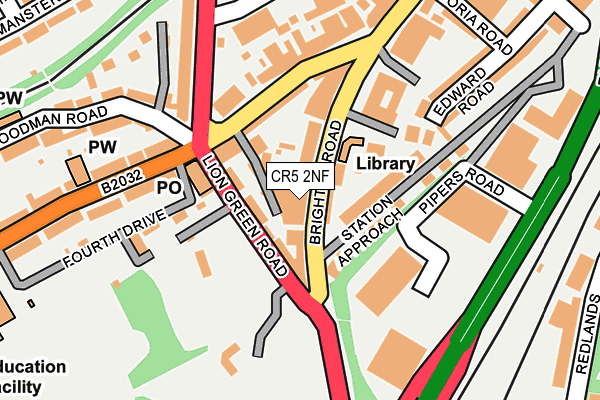 CR5 2NF map - OS OpenMap – Local (Ordnance Survey)