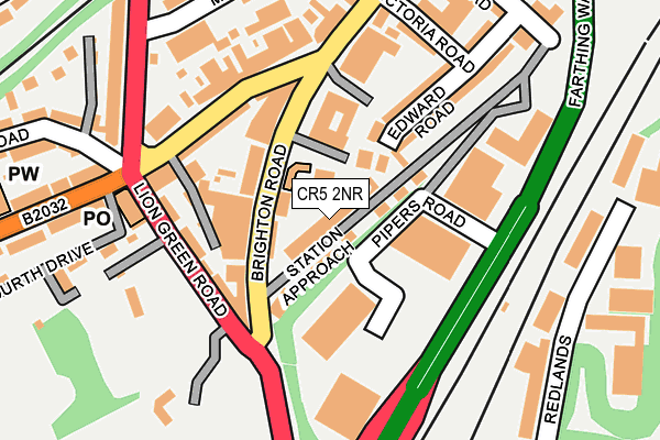 CR5 2NR map - OS OpenMap – Local (Ordnance Survey)