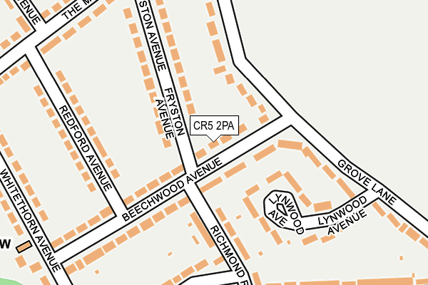 CR5 2PA map - OS OpenMap – Local (Ordnance Survey)