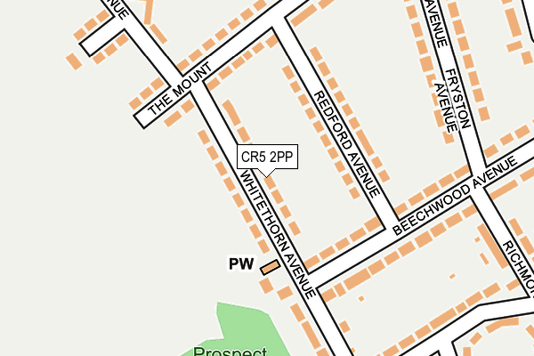 CR5 2PP map - OS OpenMap – Local (Ordnance Survey)