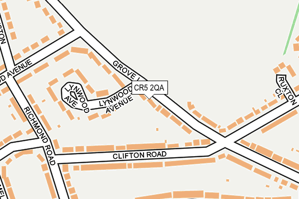 CR5 2QA map - OS OpenMap – Local (Ordnance Survey)