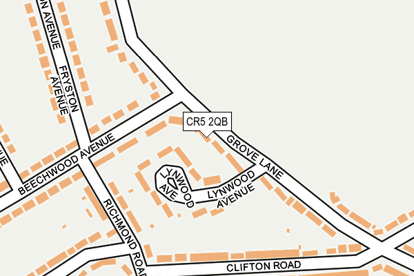 CR5 2QB map - OS OpenMap – Local (Ordnance Survey)