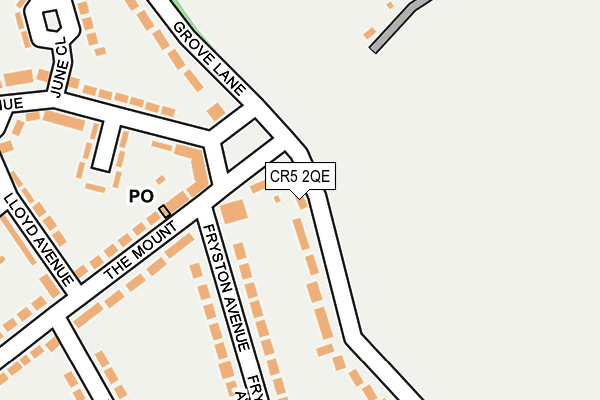 CR5 2QE map - OS OpenMap – Local (Ordnance Survey)