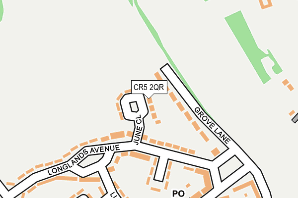 CR5 2QR map - OS OpenMap – Local (Ordnance Survey)