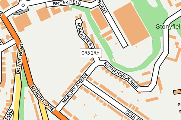 CR5 2RH map - OS OpenMap – Local (Ordnance Survey)