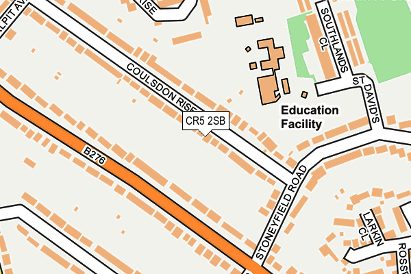 CR5 2SB map - OS OpenMap – Local (Ordnance Survey)