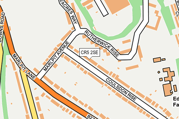 CR5 2SE map - OS OpenMap – Local (Ordnance Survey)