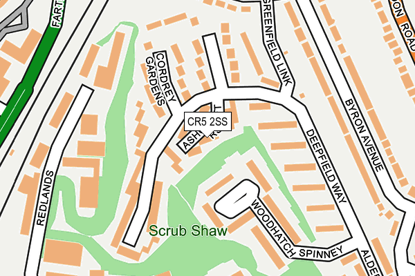 CR5 2SS map - OS OpenMap – Local (Ordnance Survey)