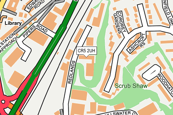 CR5 2UH map - OS OpenMap – Local (Ordnance Survey)