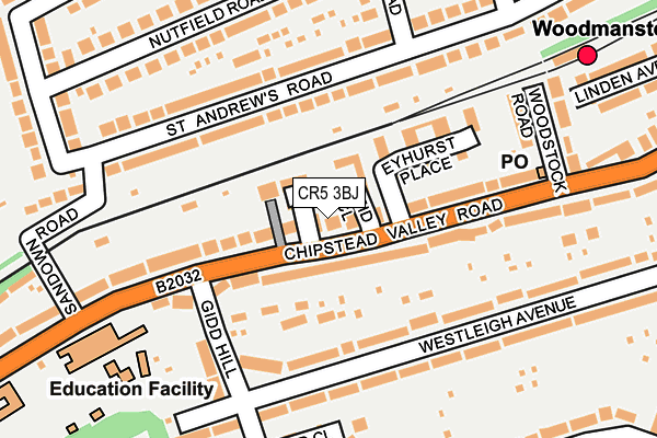 CR5 3BJ map - OS OpenMap – Local (Ordnance Survey)