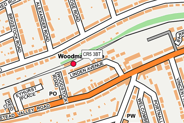 CR5 3BT map - OS OpenMap – Local (Ordnance Survey)