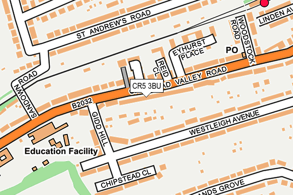 CR5 3BU map - OS OpenMap – Local (Ordnance Survey)