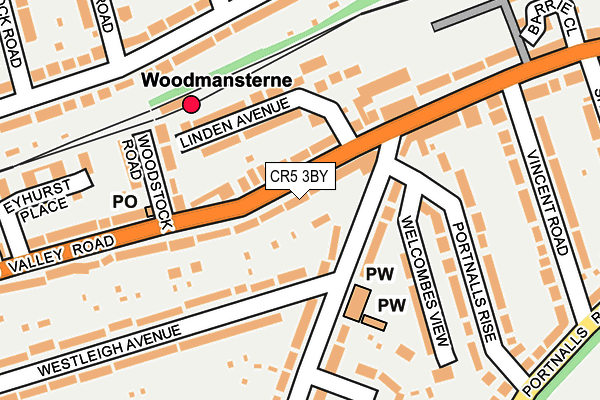 CR5 3BY map - OS OpenMap – Local (Ordnance Survey)