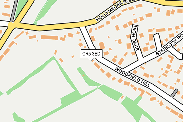 CR5 3ED map - OS OpenMap – Local (Ordnance Survey)