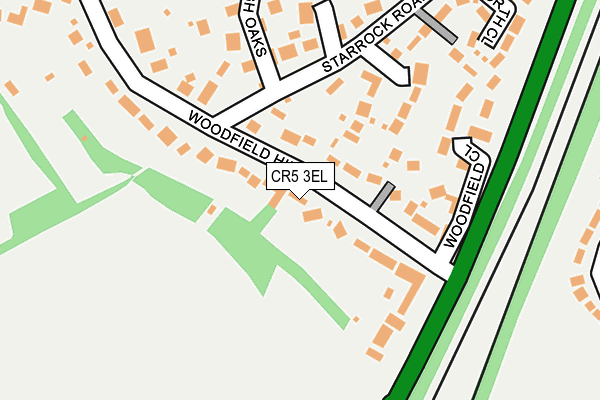 CR5 3EL map - OS OpenMap – Local (Ordnance Survey)