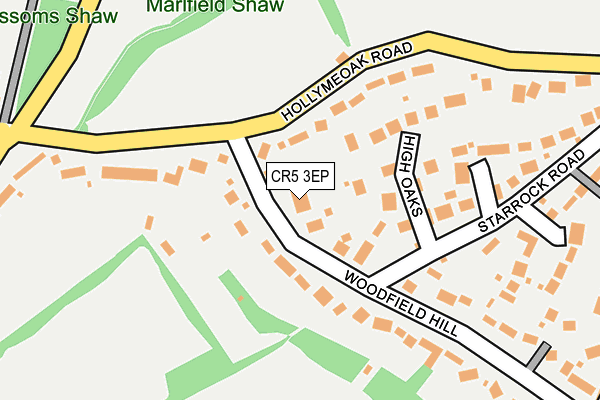 CR5 3EP map - OS OpenMap – Local (Ordnance Survey)