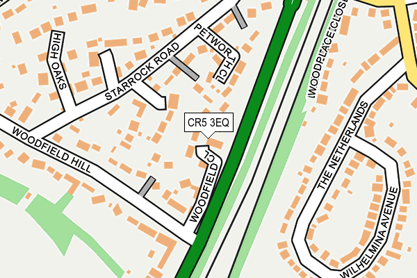 CR5 3EQ map - OS OpenMap – Local (Ordnance Survey)