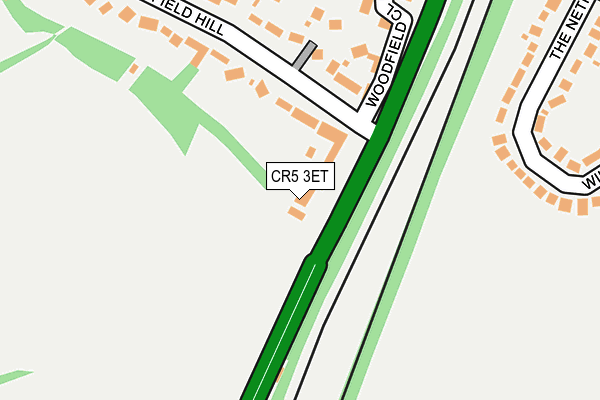 CR5 3ET map - OS OpenMap – Local (Ordnance Survey)