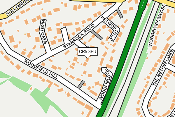 CR5 3EU map - OS OpenMap – Local (Ordnance Survey)