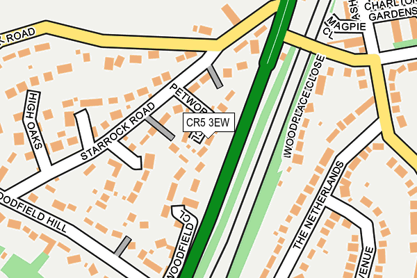CR5 3EW map - OS OpenMap – Local (Ordnance Survey)