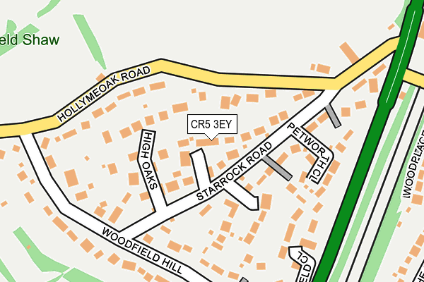 CR5 3EY map - OS OpenMap – Local (Ordnance Survey)