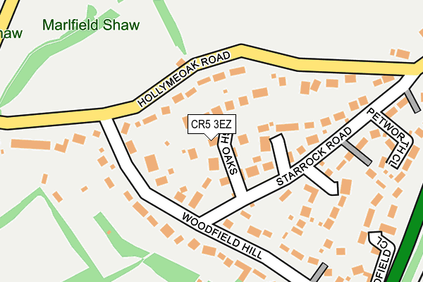 CR5 3EZ map - OS OpenMap – Local (Ordnance Survey)