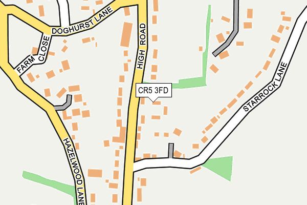 CR5 3FD map - OS OpenMap – Local (Ordnance Survey)