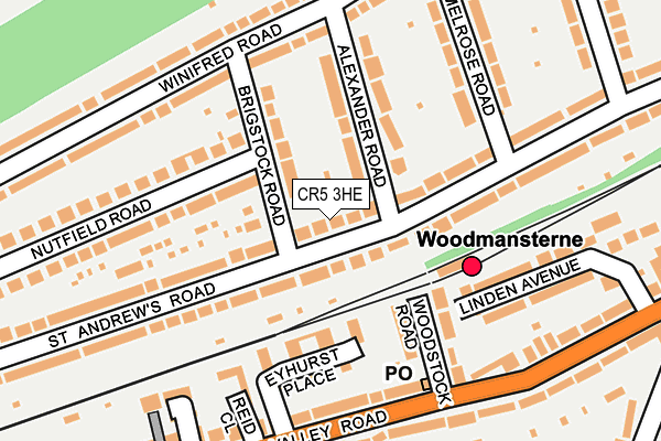 CR5 3HE map - OS OpenMap – Local (Ordnance Survey)