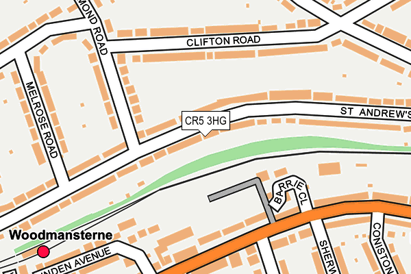 CR5 3HG map - OS OpenMap – Local (Ordnance Survey)