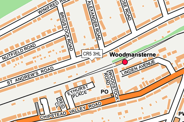 CR5 3HL map - OS OpenMap – Local (Ordnance Survey)