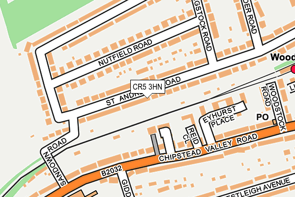 CR5 3HN map - OS OpenMap – Local (Ordnance Survey)