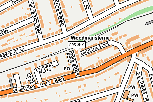 CR5 3HY map - OS OpenMap – Local (Ordnance Survey)