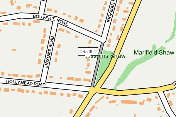 CR5 3LD map - OS OpenMap – Local (Ordnance Survey)