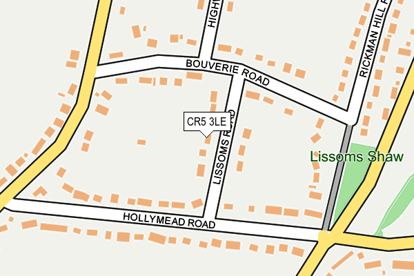 CR5 3LE map - OS OpenMap – Local (Ordnance Survey)