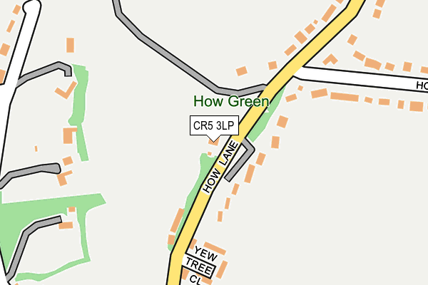 CR5 3LP map - OS OpenMap – Local (Ordnance Survey)