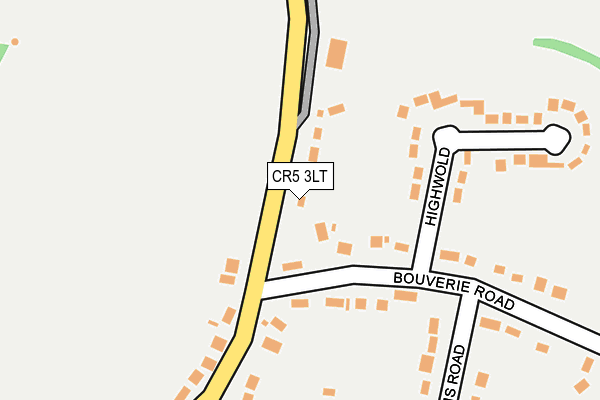 CR5 3LT map - OS OpenMap – Local (Ordnance Survey)