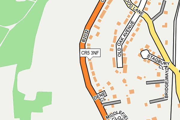 CR5 3NF map - OS OpenMap – Local (Ordnance Survey)